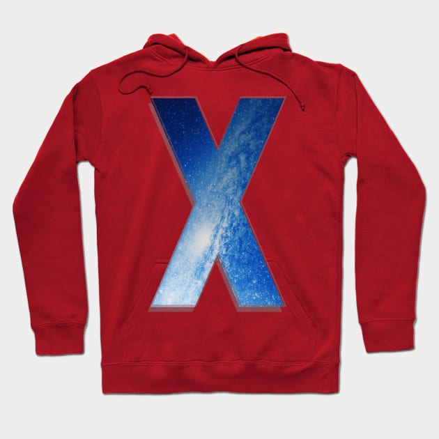 X Hoodie by afternoontees